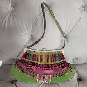 Vintage Spencer and Rutherford Multi Color Beaded Evening Handbag